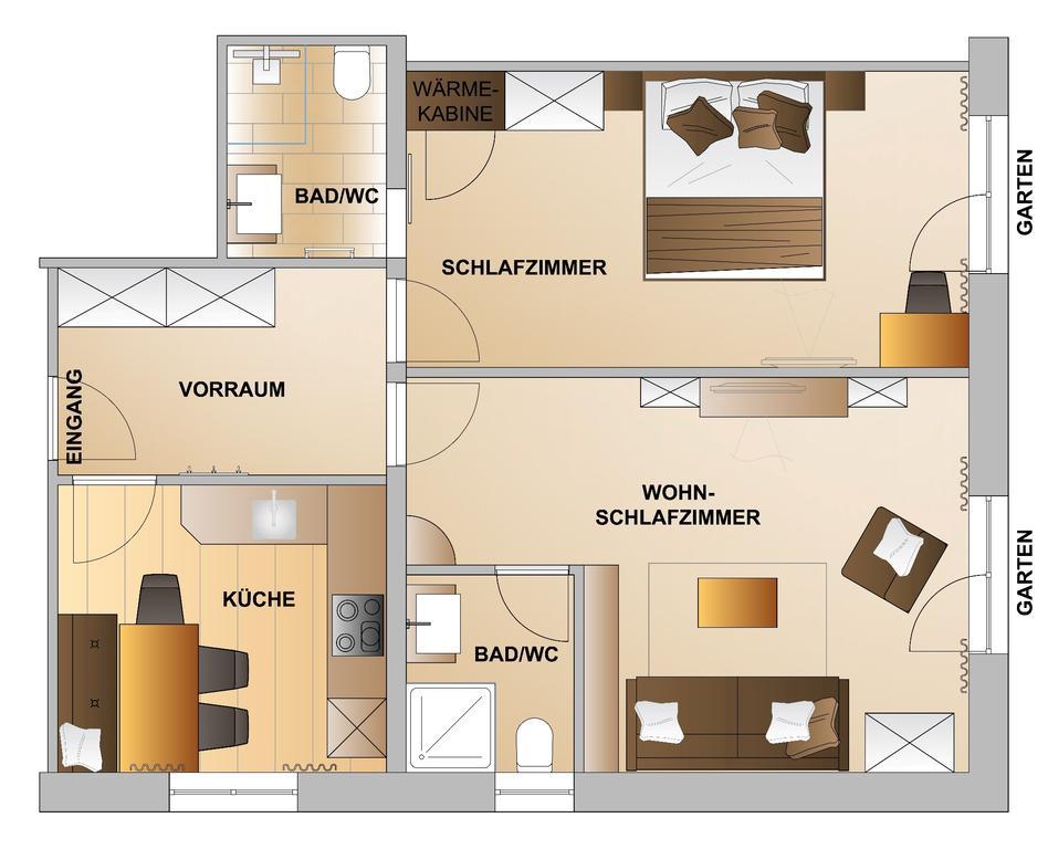 Appartements Zerzer Ried im Oberinntal Pokój zdjęcie